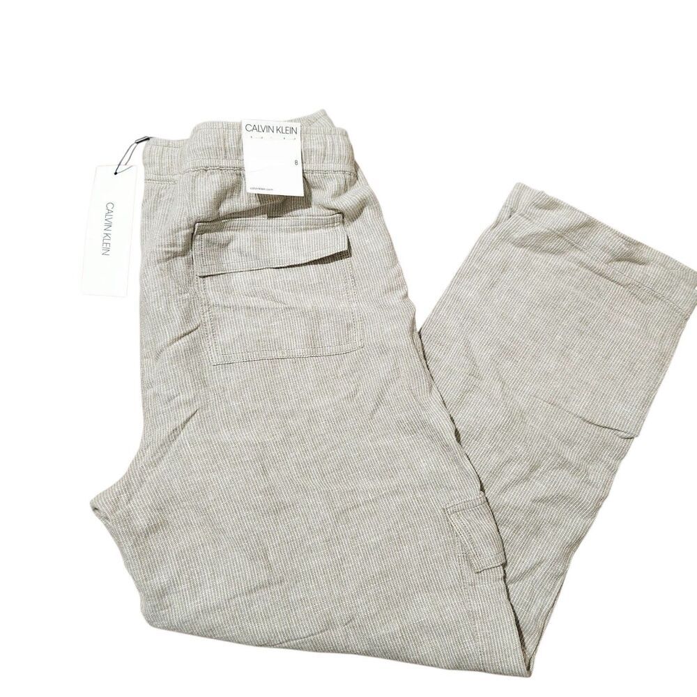 Calvin Klein Light Gray Cropped Pants